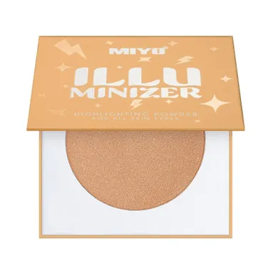 MIYO, Illuminizer Highlighting Powder, puder rozświetlający do twarzy, 02 Stilo Light, 7g