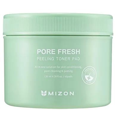 Mizon, Pore Fresh Peeling Toner Pad, płatki peelingująco-tonizujące, 60 szt.