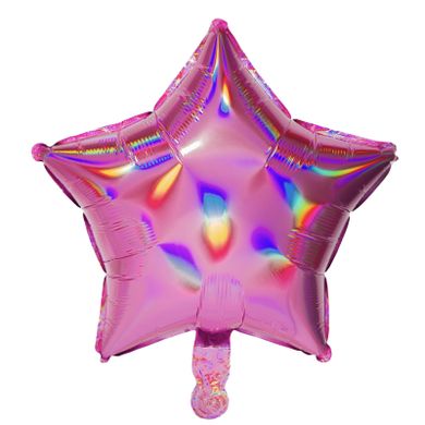 MK Trade, balon foliowy, gwiazda, różowa