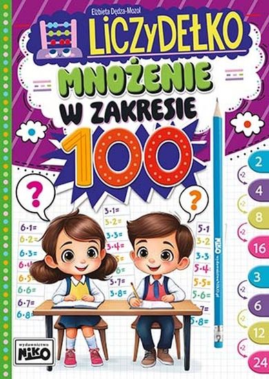 Mnożenie w zakresie 100. Liczydełko