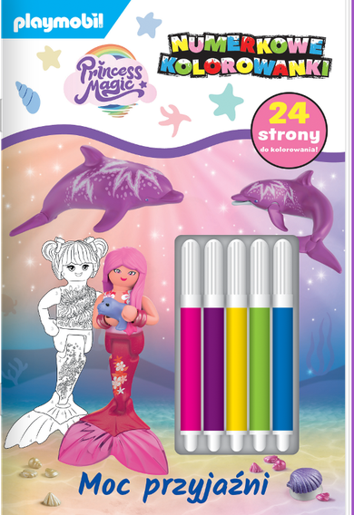 Moc przyjaźni. Princess Magic. Numerkowe kolorowanki
