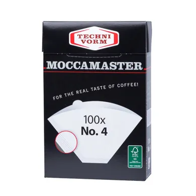 Moccamaster, filtry papierowe nr 4, 100 szt.