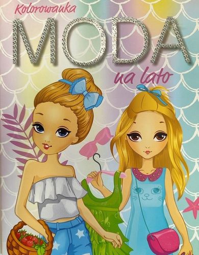 Moda na lato. Kolorowanka