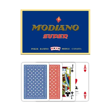 Modiano, Ramino Super Fiori, karty do gry, 2 talie