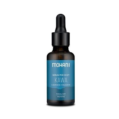 Mohani, serum pod oczy ujędrniająco-pobudzające, Kawa, 30 ml