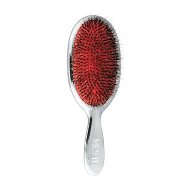 MOHI, Bristle & Nylon Spa Brush, owalna szczotka do włosów z włosia dzika, Large