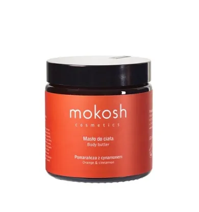 Mokosh, Body Butter, Orange & Cinnamon, masło do ciała, Pomarańcza z Cynamonem, 120 ml