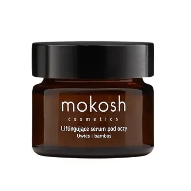 Mokosh, liftingujące serum pod oczy, owies i bambus, 15 ml