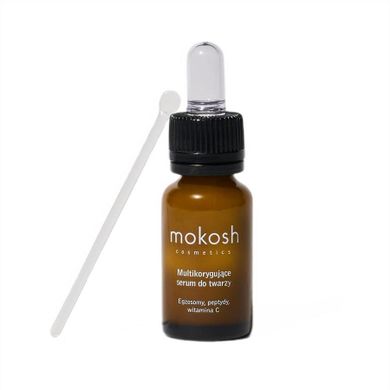 Mokosh, multikorygujące serum do twarzy, róża z jagodą, 12 ml