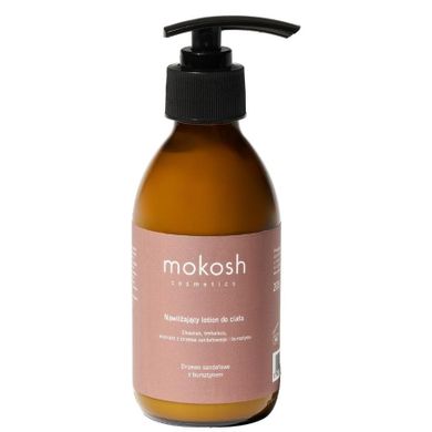 Mokosh, nawilżający lotion do ciała, drzewo sandałowe z bursztynem, 200 ml