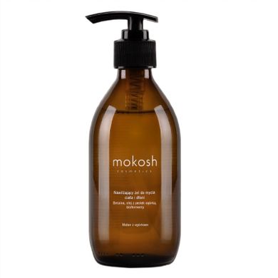 Mokosh, nawilżający żel do mycia ciała i dłoni, melon z ogórkiem, 300 ml