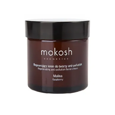 Mokosh, Regenerating Anti-Pollution Facial Cream, regenerujący krem do twarzy, Malina, 60 ml
