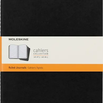 Moleskine, Cahier Journals XL, zeszyty w linie, 19-25cm, 3 szt.