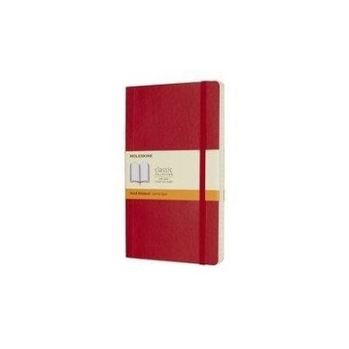 Moleskine, Classic, notes, linia, czerwony, 13-21 cm