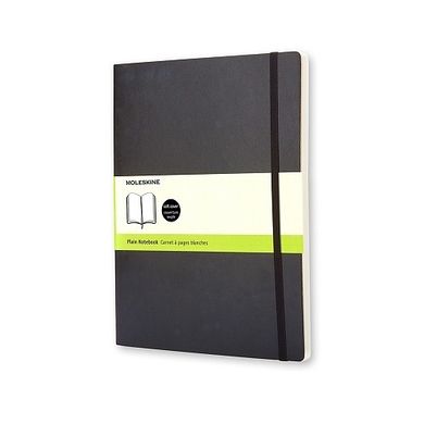 Moleskine, Classic XL, notes, gładki, czarny, 19-25 cm, 1 szt.