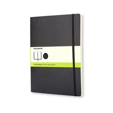 Moleskine, Classic XL, notes, gładki, czarny, 19-25 cm