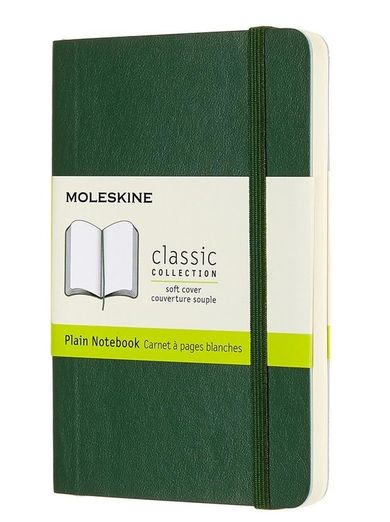 Moleskine, notes, 9-14 cm, gładki, myrtle green