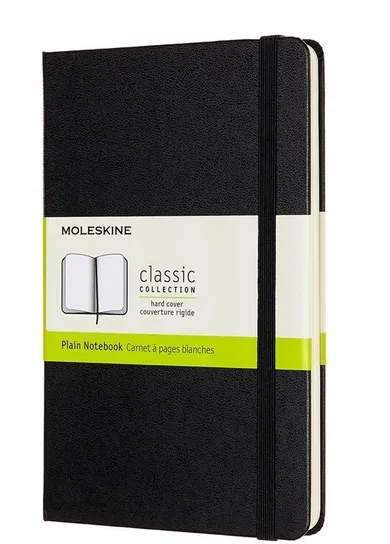 Moleskine, notes classic, 11,5-18 cm, gładki, czarny