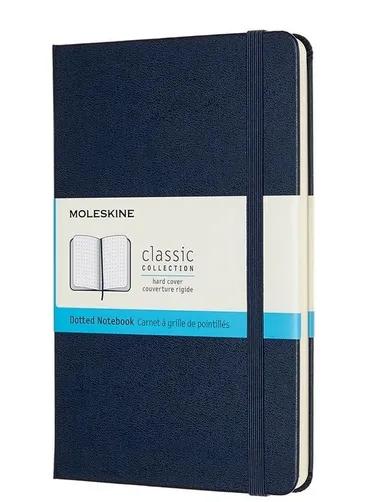 Moleskine, notes classic, 11,5-18 cm, kropki, sapphire blue