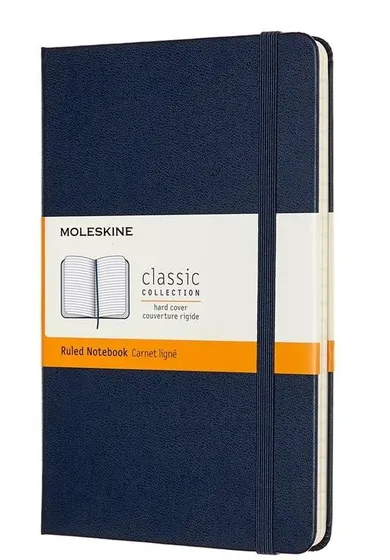 Moleskine, notes classic, 11,5-18 cm, linie, sapphire blue, 1 szt.