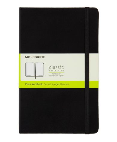 Moleskine, Notes Classic 13-21 cm, gładki, czarny, 1 szt.