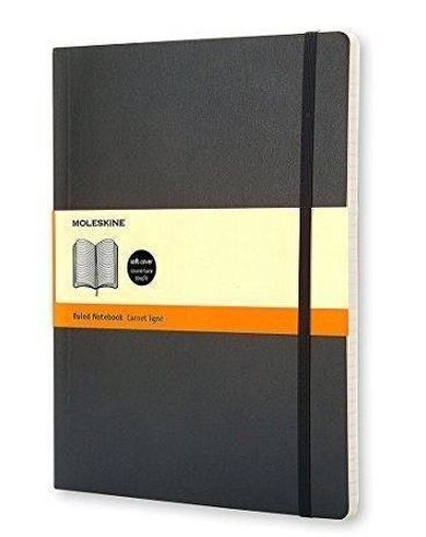 Moleskine, notes classic 19-25, linia, czarny, 1 szt.