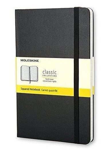 Moleskine, notes classic 9-14, twardy, kratka, czarny