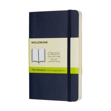 Moleskine, notes classic, gładki, szafirowy, 9-14 cm, 1 szt.