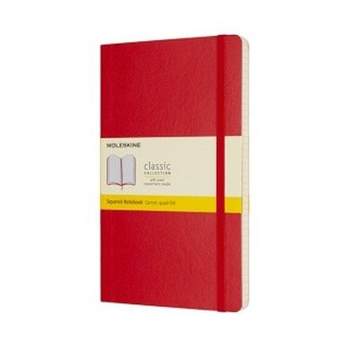 Moleskine, notes classic, kratka, czerwony, 13-21 cm, 1 szt.