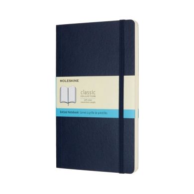 Moleskine, notes classic, kropki, szafirowy, 13-21 cm, 1 szt.