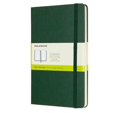 Moleskine, notes classic L 13-21, twardy, gładki mirtowa zieleń, 1 szt.