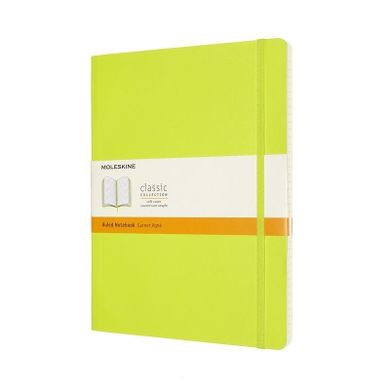 Moleskine, notes classic w linię, 19-25 cm, lemon green