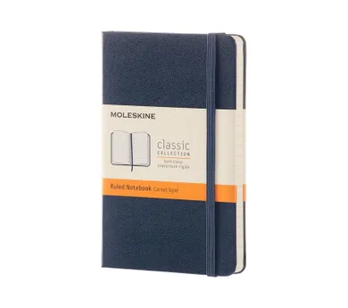 Moleskine, notes classic w linie, Szafirowy, large, 1 szt.
