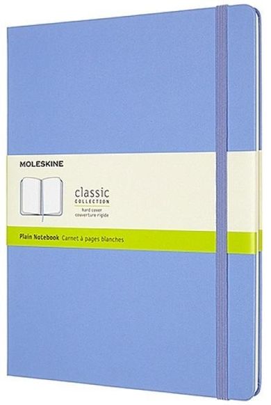 Moleskine, notes classic XL, gładki, niebieski, 19-25 cm