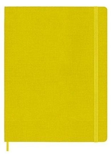 Moleskine, notes, Classic XL, linia, żółty, 19-25 cm, 1 szt.