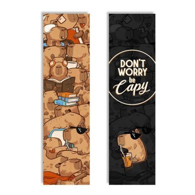 Molom, zakładka do książki, Don`t worry be Capy