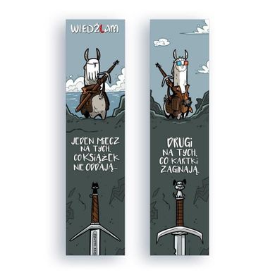 Molom, zakładka do książki, Dwa miecze