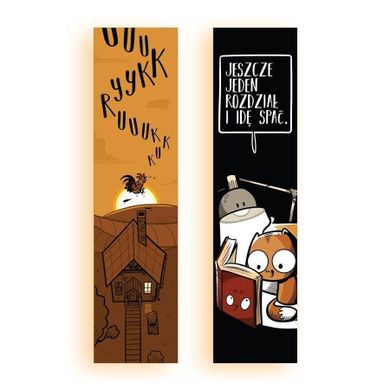 Molom, zakładka do książki, kukuryku