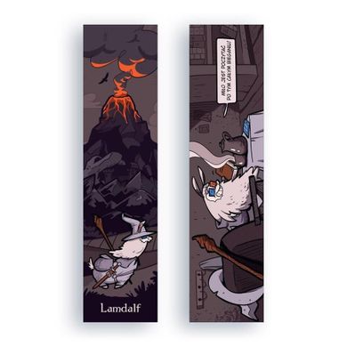 Molom, zakładka do książki, lamdalf