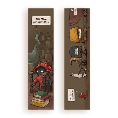 Molom, zakładka do książki, Nie mam co czytać