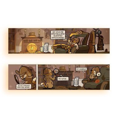 Molom, zakładka do książki, Sherlock Koci Detektyw