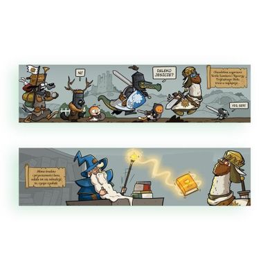 Molom, zakładka do książki, Święty Graal