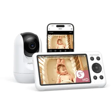 Momcozy, BM04 Smart Wi-Fi Video Baby Monitor, elektroniczna niania wideo