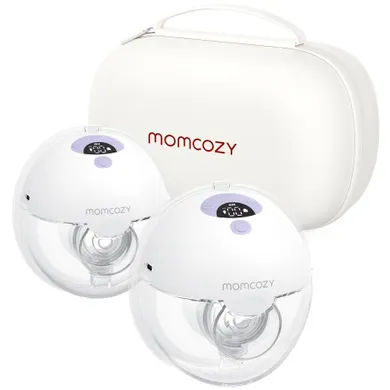 Momcozy, laktator podwójny, fioletowy, 160 ml, M5