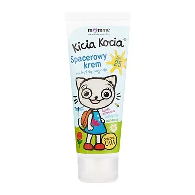 MomMe, Kicia Kocia, spacerowy krem na każdą pogodę SPF25, 50 ml