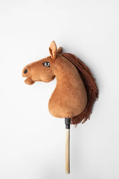 Mom's Care, Hobby Horse, konik na kiju, długowłosy, brązowy