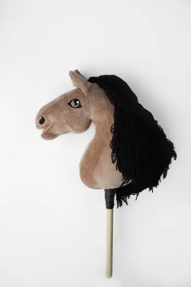 Mom's Care, Hobby Horse, konik na kiju, długowłosy, karmelowy