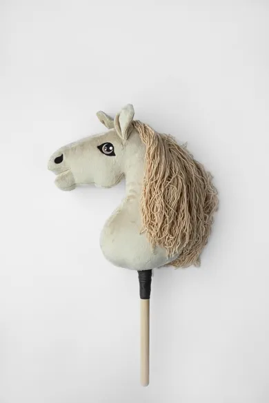 Mom's Care, Hobby Horse, konik na kiju, długowłosy, kremowy