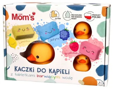 Mom's Care, Kaczki z tabletkami barwiącymi wodę, zabawka do kąpieli