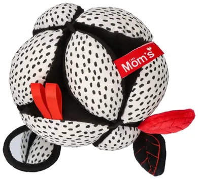 Mom's Care, piłka Takane, kontrastowa zabawka sensoryczna z lusterkiem